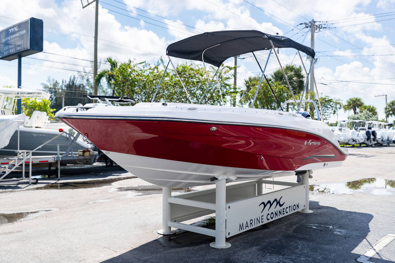 New 2023 Hurricane SunDeck Sport OB SS 205 OB #9113 image 4