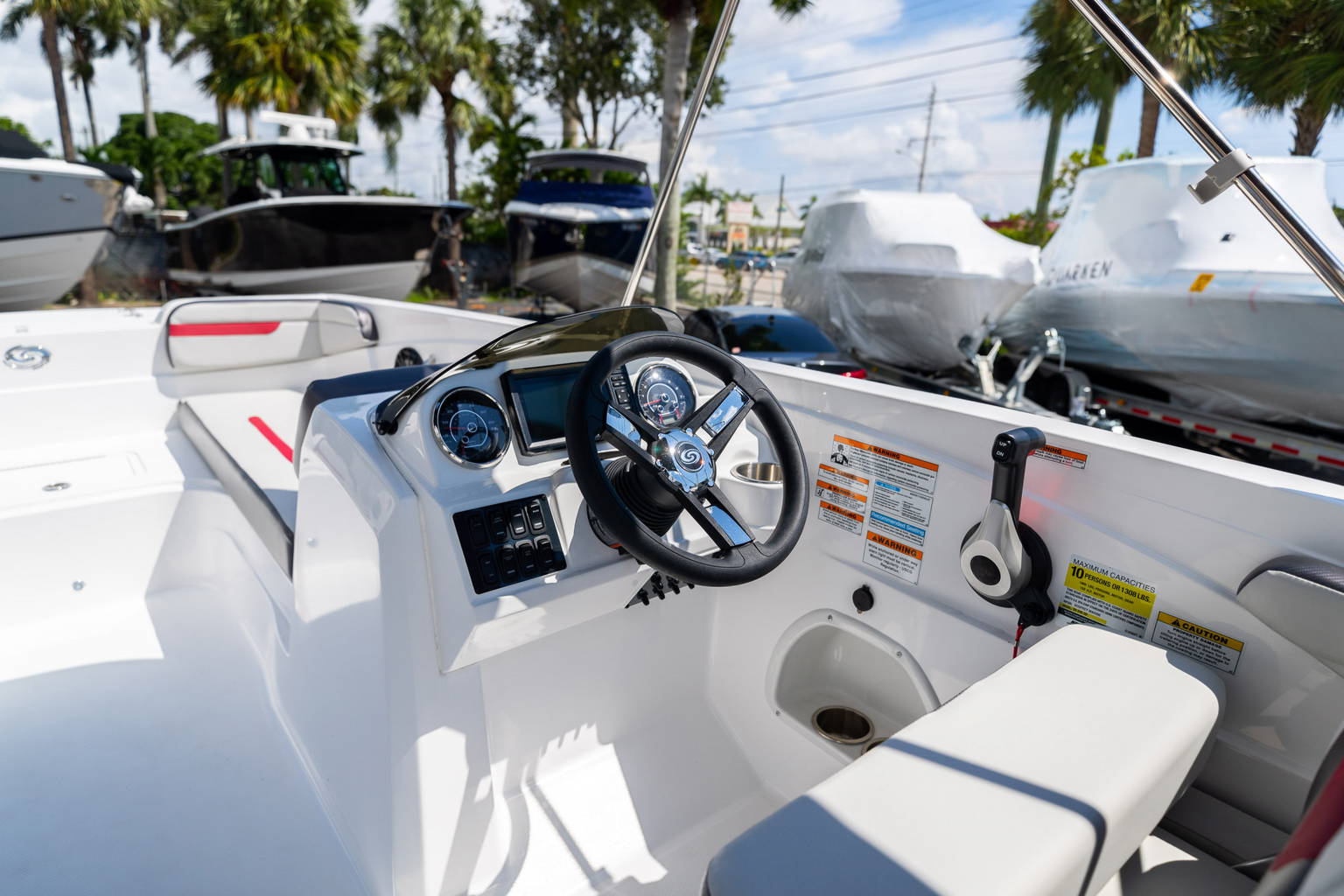 New 2023 Hurricane SunDeck Sport OB SS 205 OB #9113 image 17