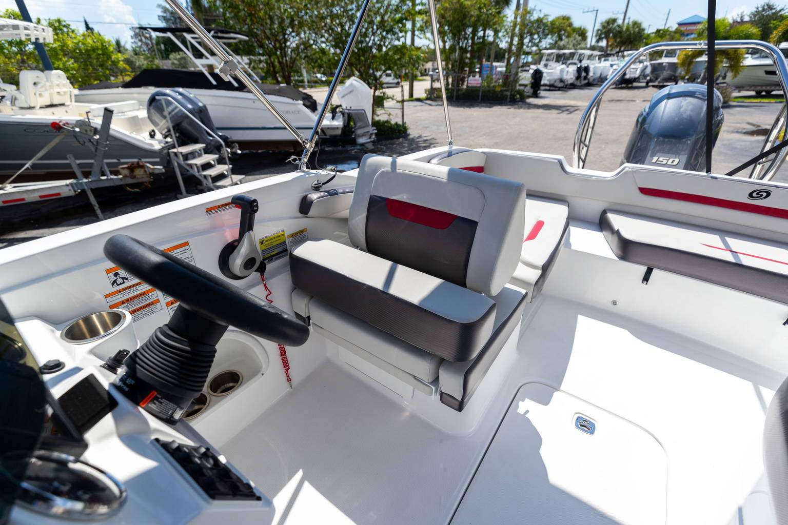 New 2023 Hurricane SunDeck Sport OB SS 205 OB #9113 image 21