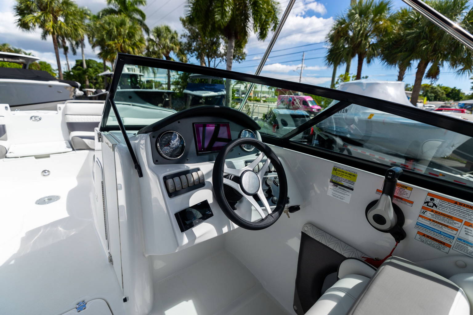 New 2023 Hurricane SunDeck 2486 OB #2448 image 14