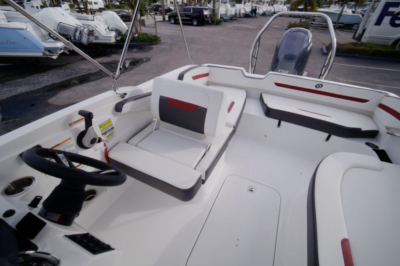 New 2023 Hurricane SunDeck Sport OB SS 205 OB #8913 image 10