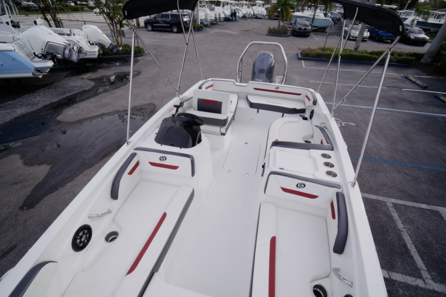 New 2023 Hurricane SunDeck Sport OB SS 205 OB #8913 image 13