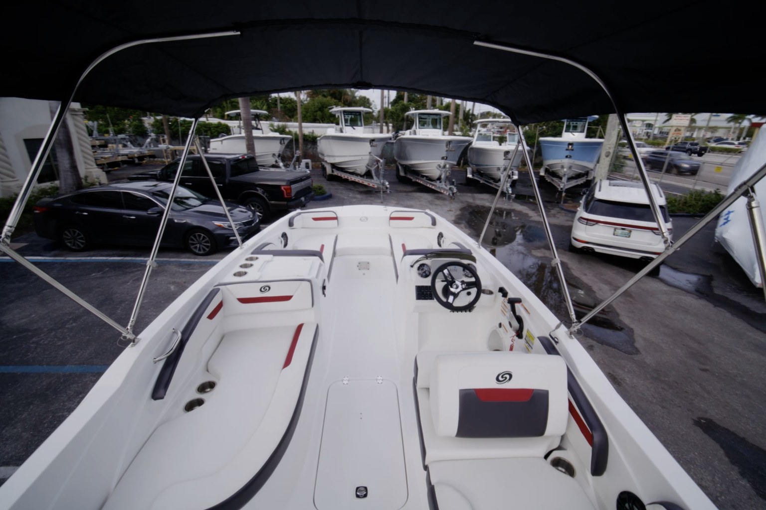 New 2023 Hurricane SunDeck Sport OB SS 205 OB #8913 image 15