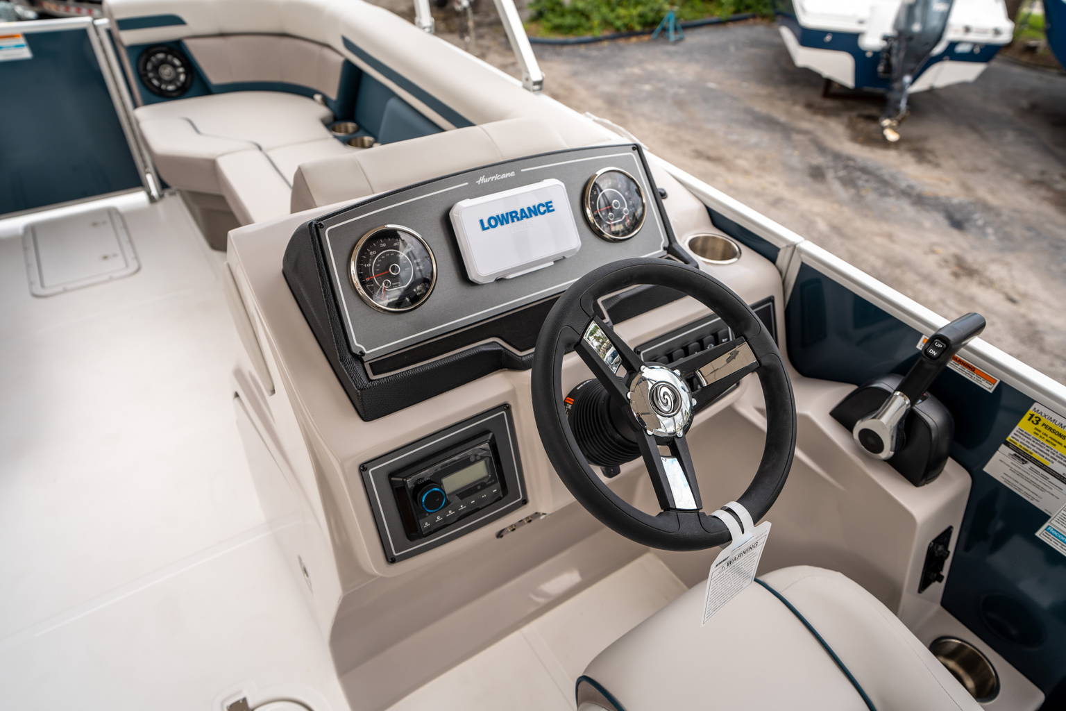 New 2025 Hurricane FunDeck 2260 OB #8496 image 18