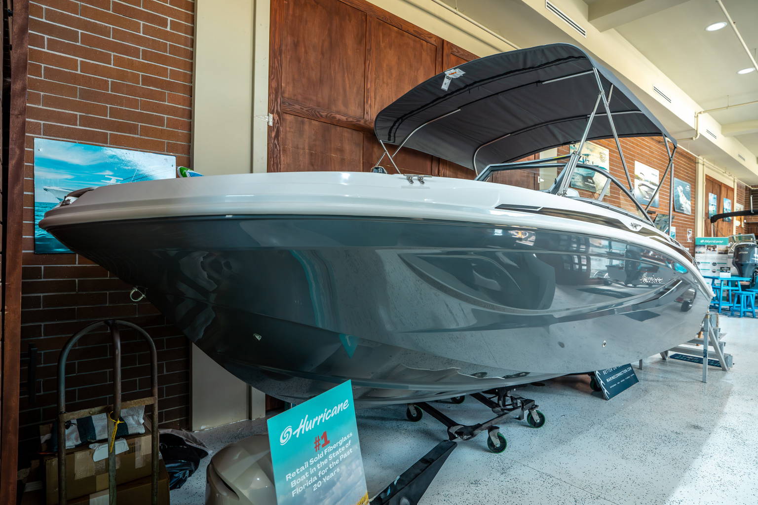 New 2025 Hurricane SunDeck 2050 OB #8494 image 3