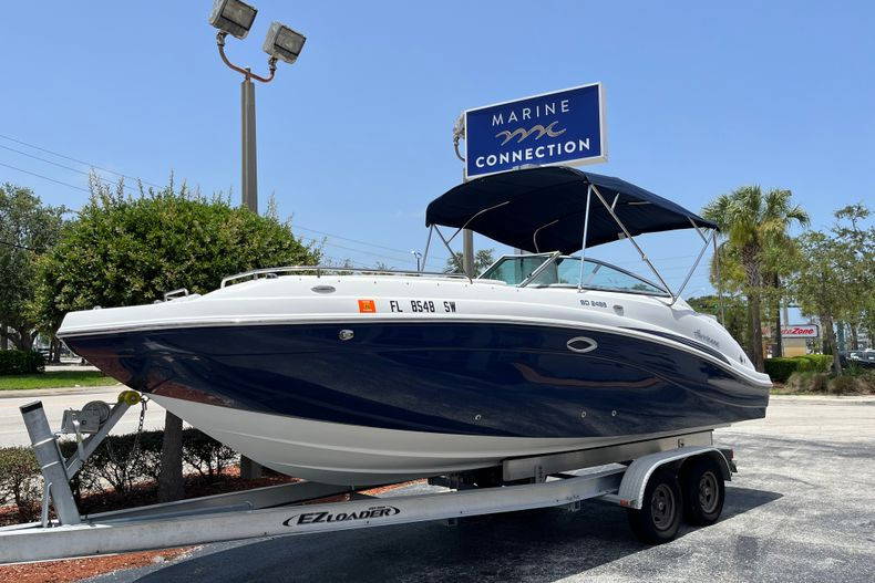 Used 2021 Hurricane SunDeck SD 2486 OB #7641 image 2