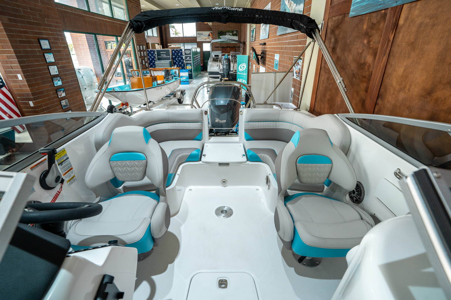New 2025 Hurricane SunDeck 2486 OB #8511 image 6