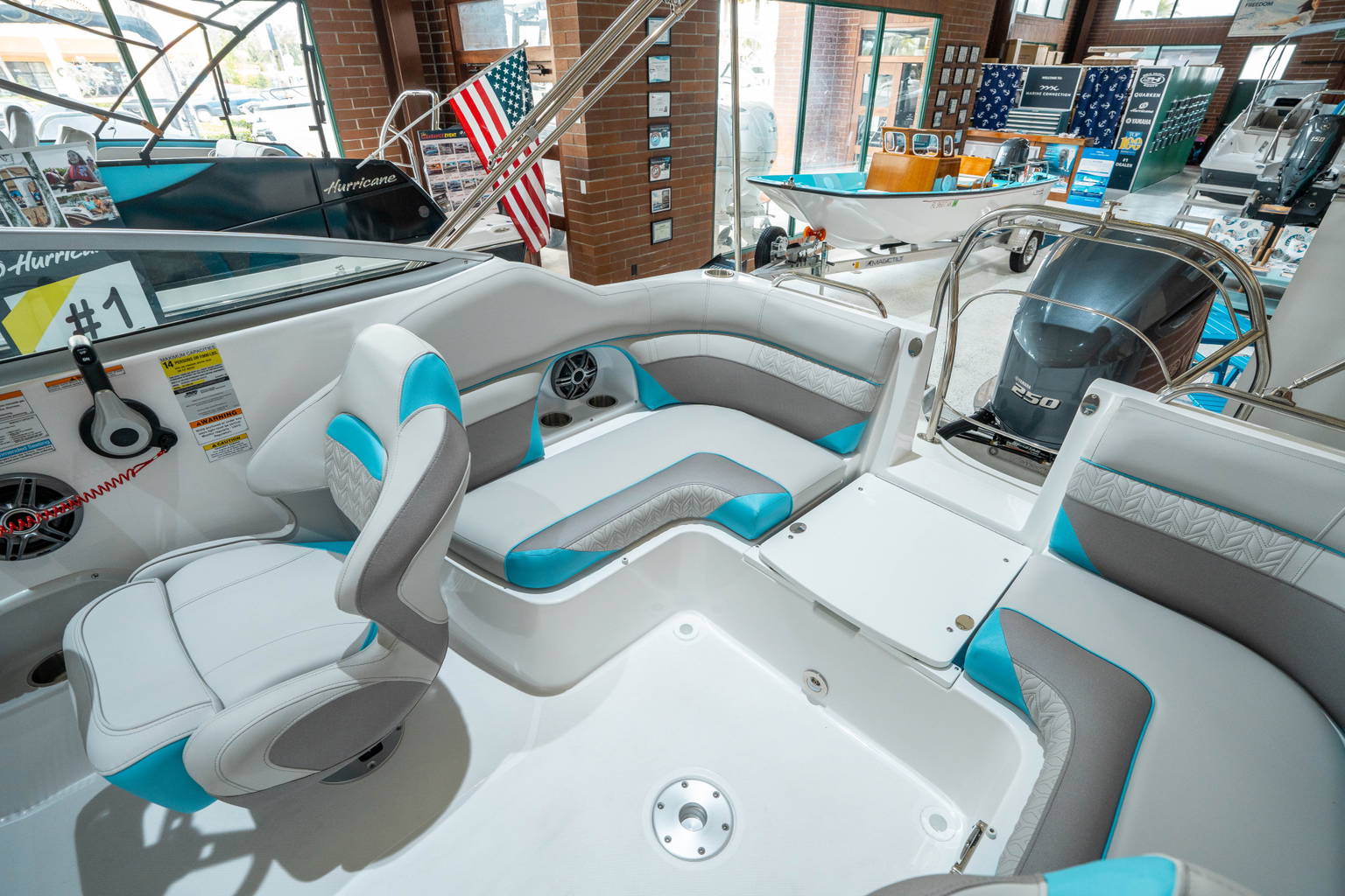 New 2025 Hurricane SunDeck 2486 OB #8511 image 7
