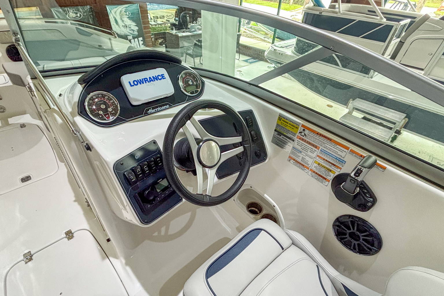 Used 2024 Hurricane SunDeck 2400 OB #7836 image 6