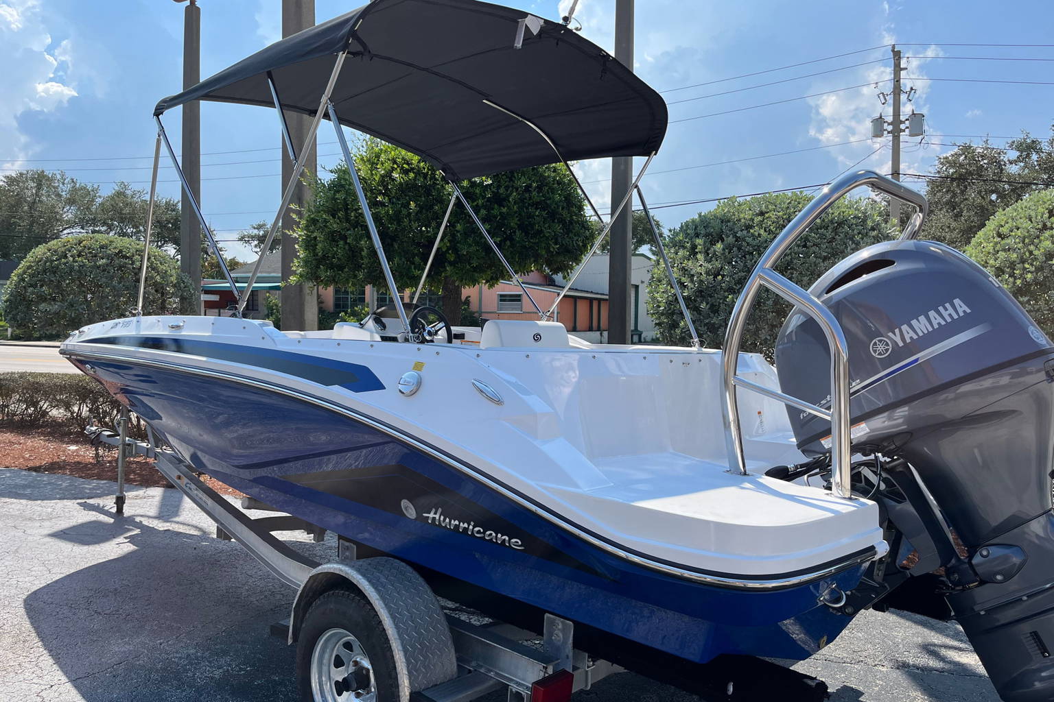 New 2023 Hurricane SunDeck Sport OB SS 185 OB #8872 image 6