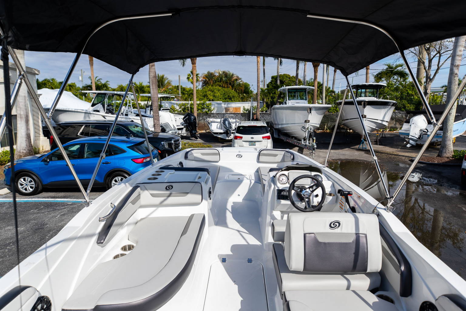 New 2023 Hurricane SunDeck Sport OB SS 205 OB #9118 image 10