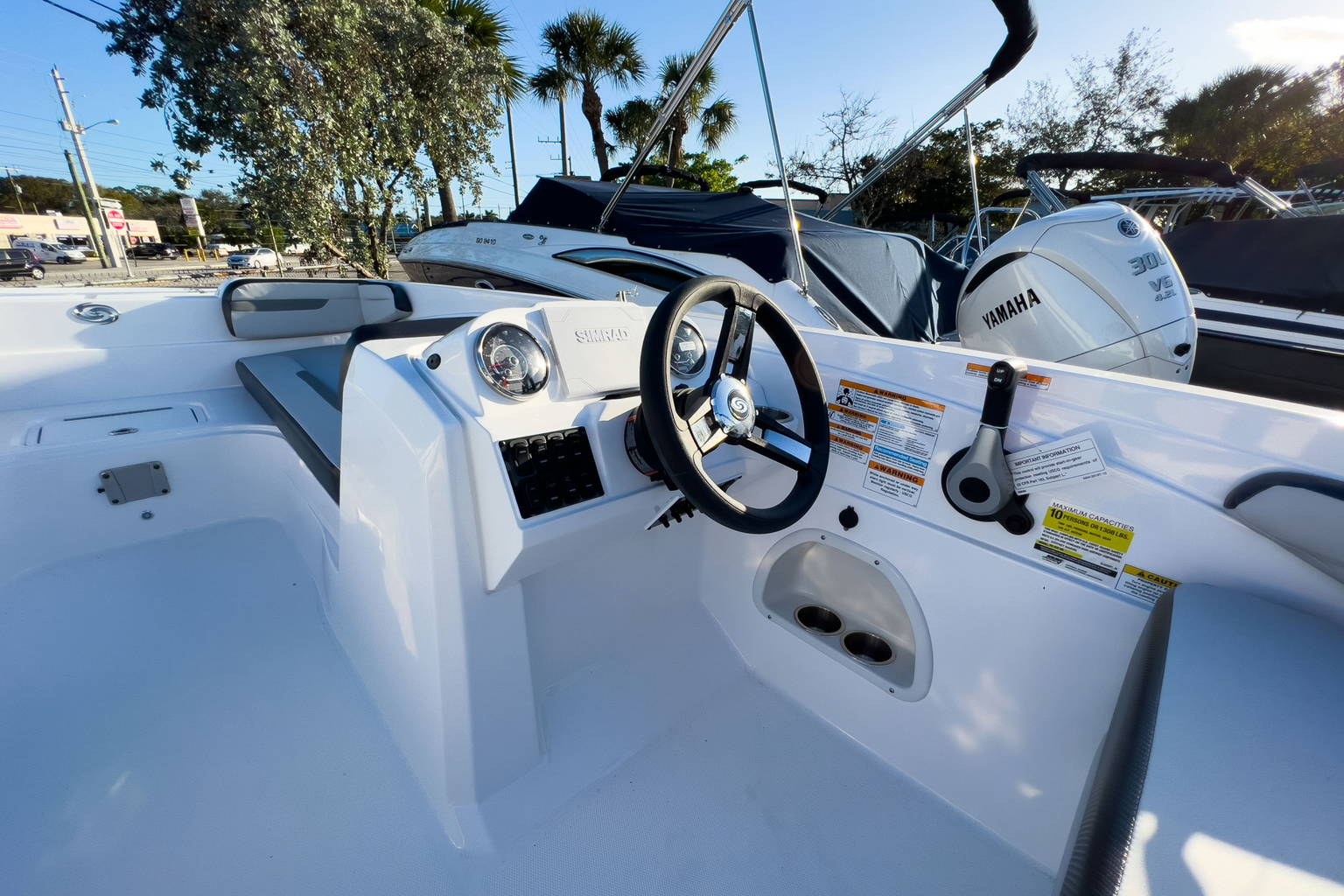 New 2023 Hurricane SunDeck Sport OB SS 205 OB #9998 image 8
