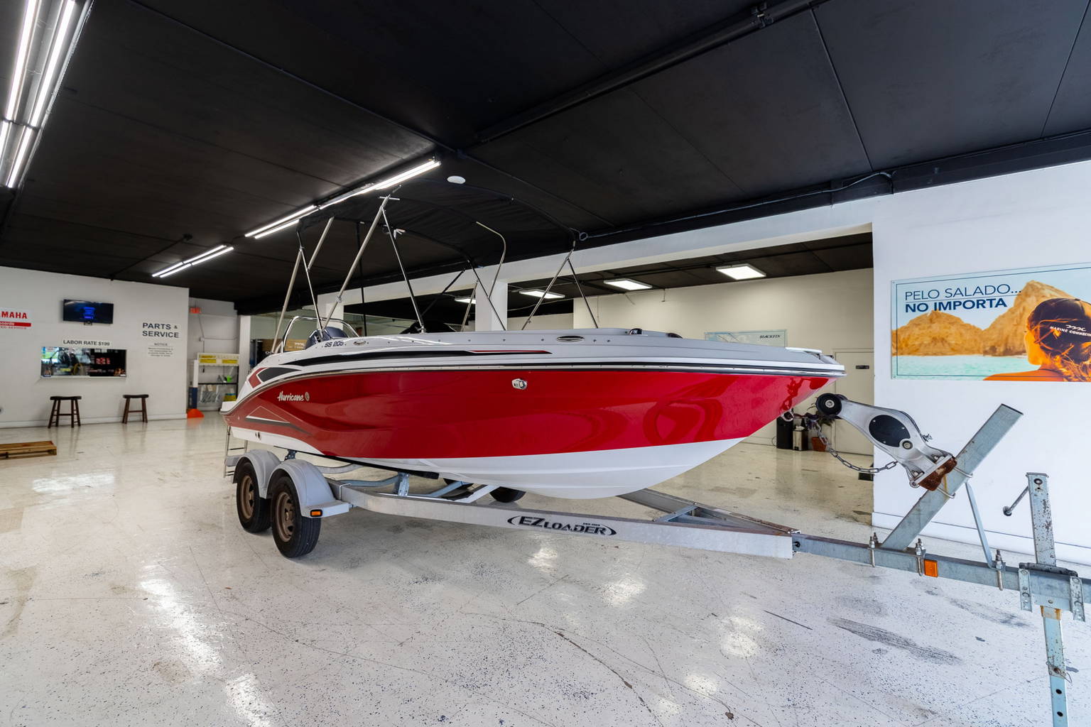 New 2023 Hurricane SunDeck Sport OB SS 205 OB #0004 image 3