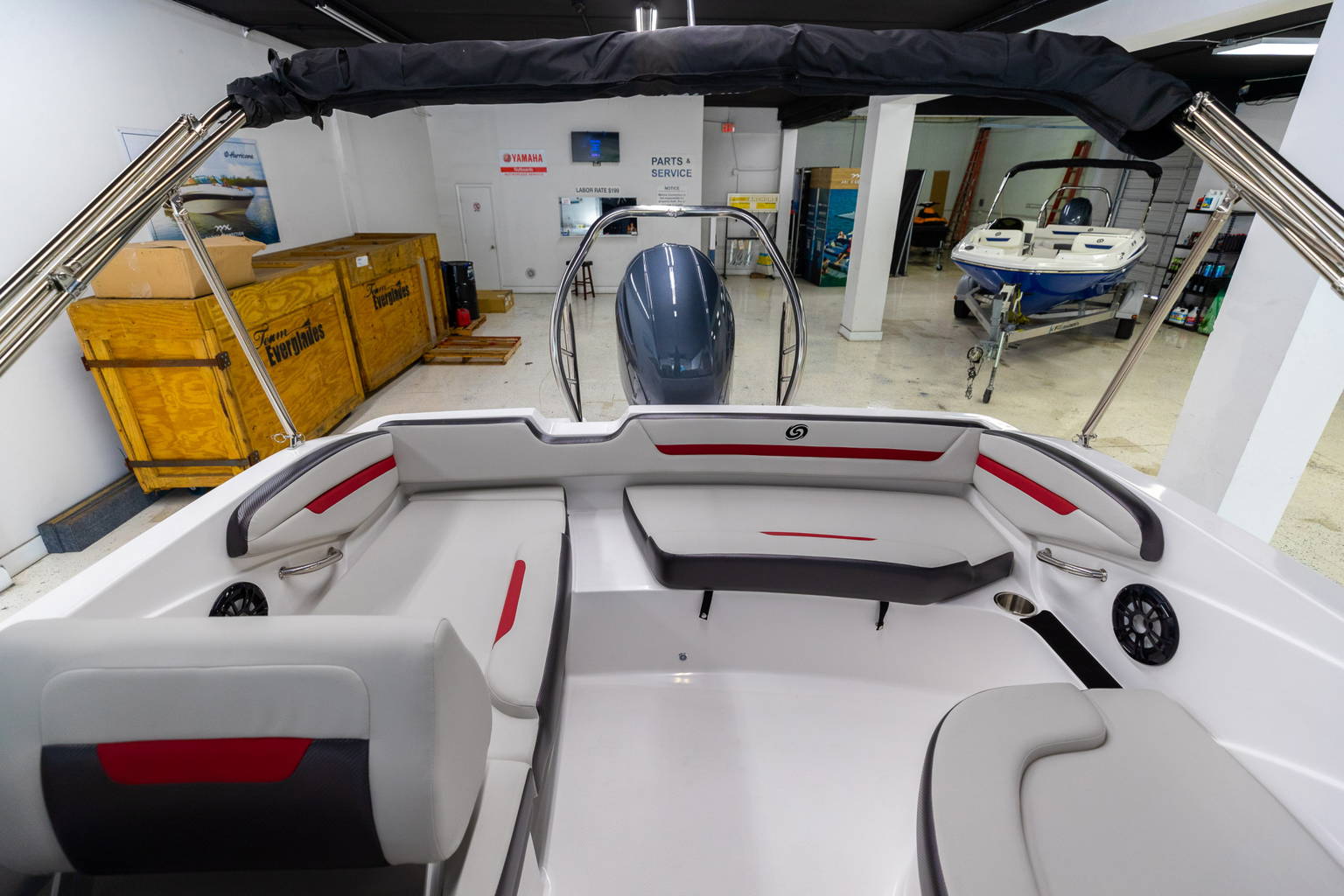 New 2023 Hurricane SunDeck Sport OB SS 205 OB #0004 image 18